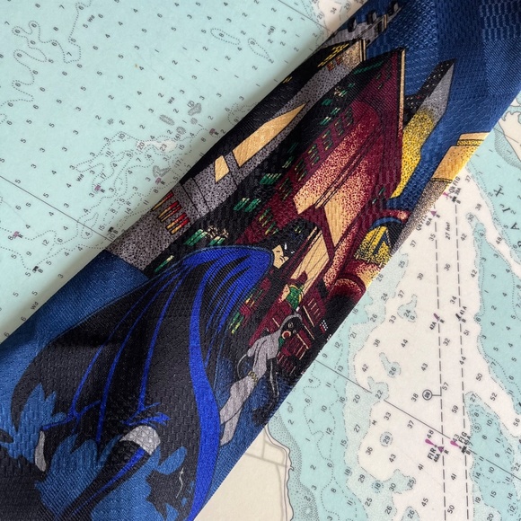 Vintage 90s Batman Bergamo Tie - Picture 3 of 6